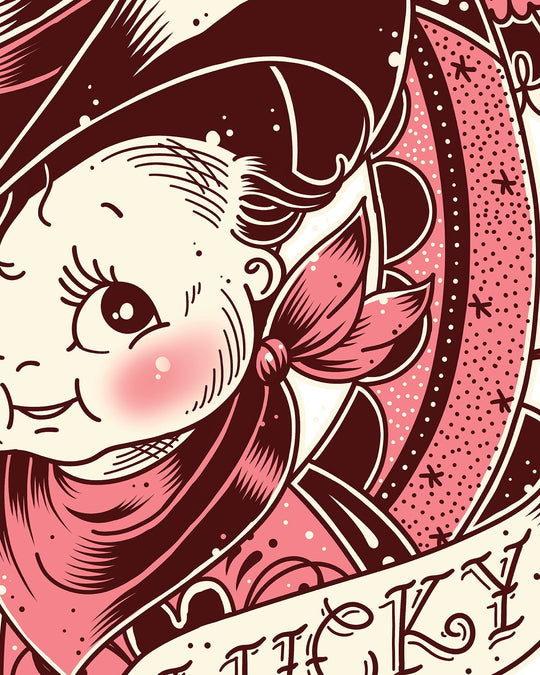 Lucky Kewpie Print - Ella Mobbs