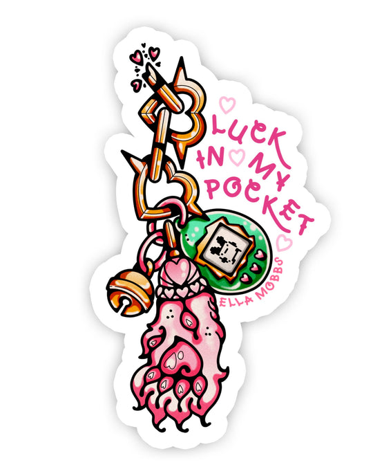 Lucky Paw Sticker - Ella Mobbs