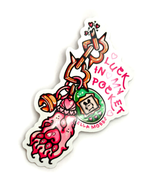 Lucky Paw Sticker - Ella Mobbs
