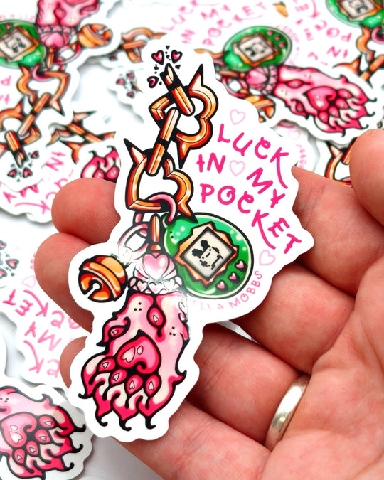 Lucky Paw Sticker - Ella Mobbs