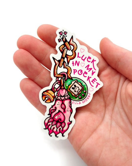 Lucky Paw Sticker - Ella Mobbs