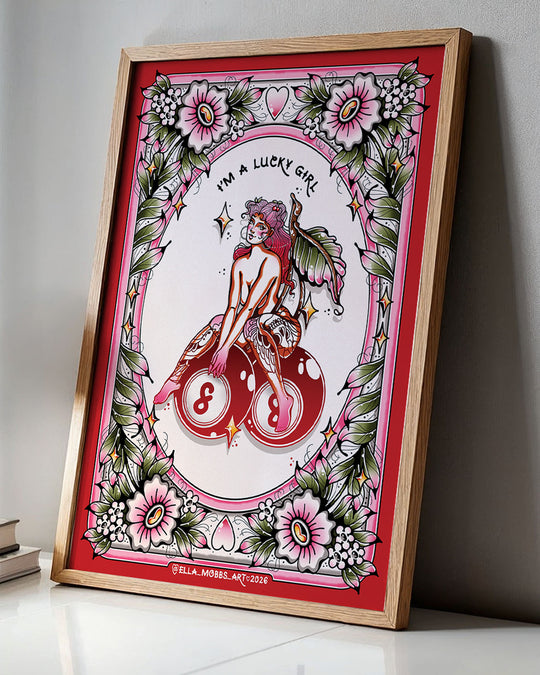 Lucky Girl Print