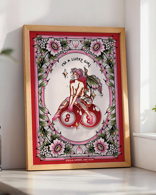 Lucky Girl Print