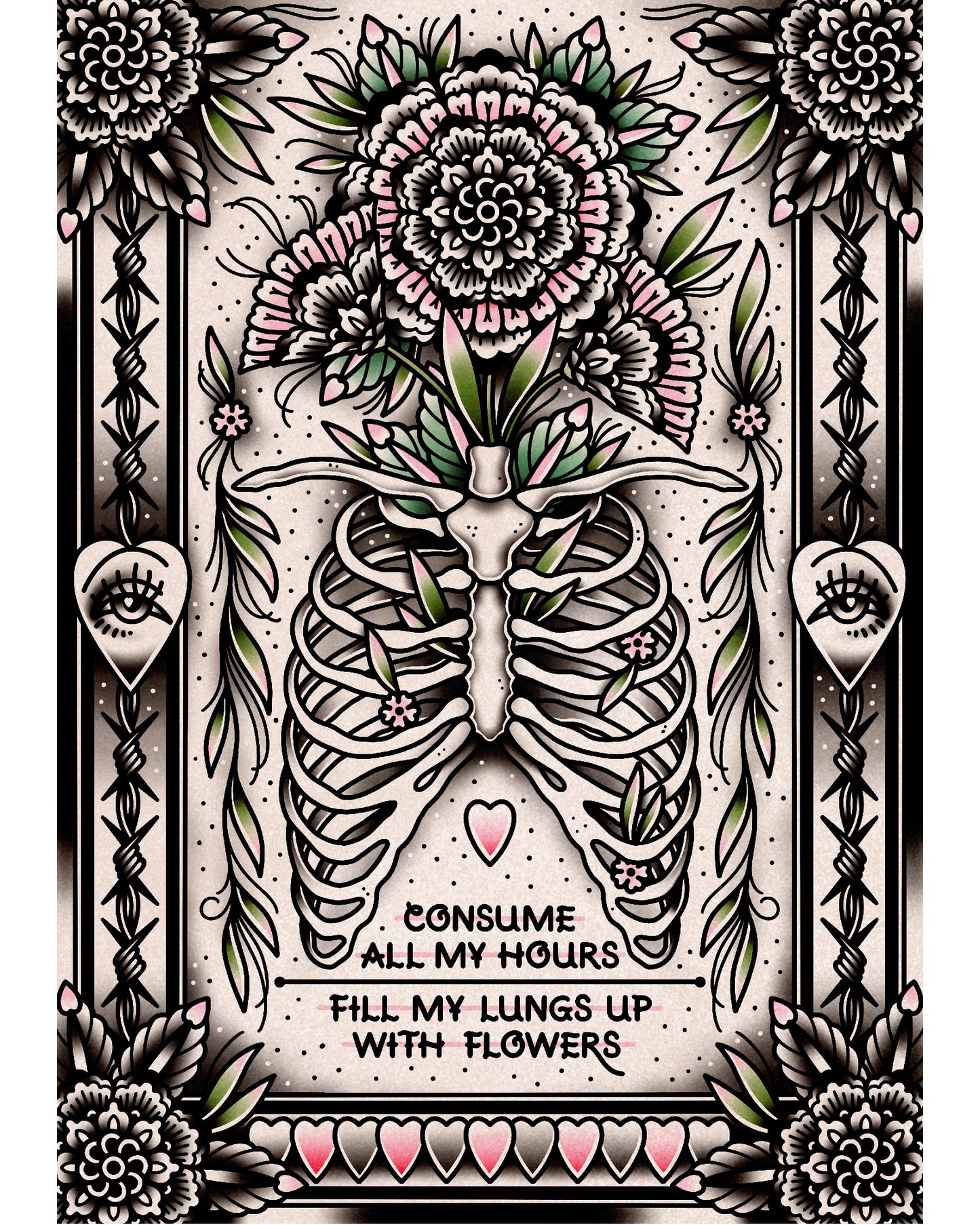 Fill My Lungs Up Art Print