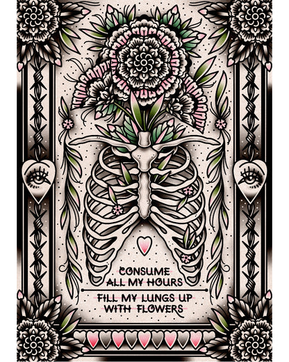 Fill My Lungs Up Art Print