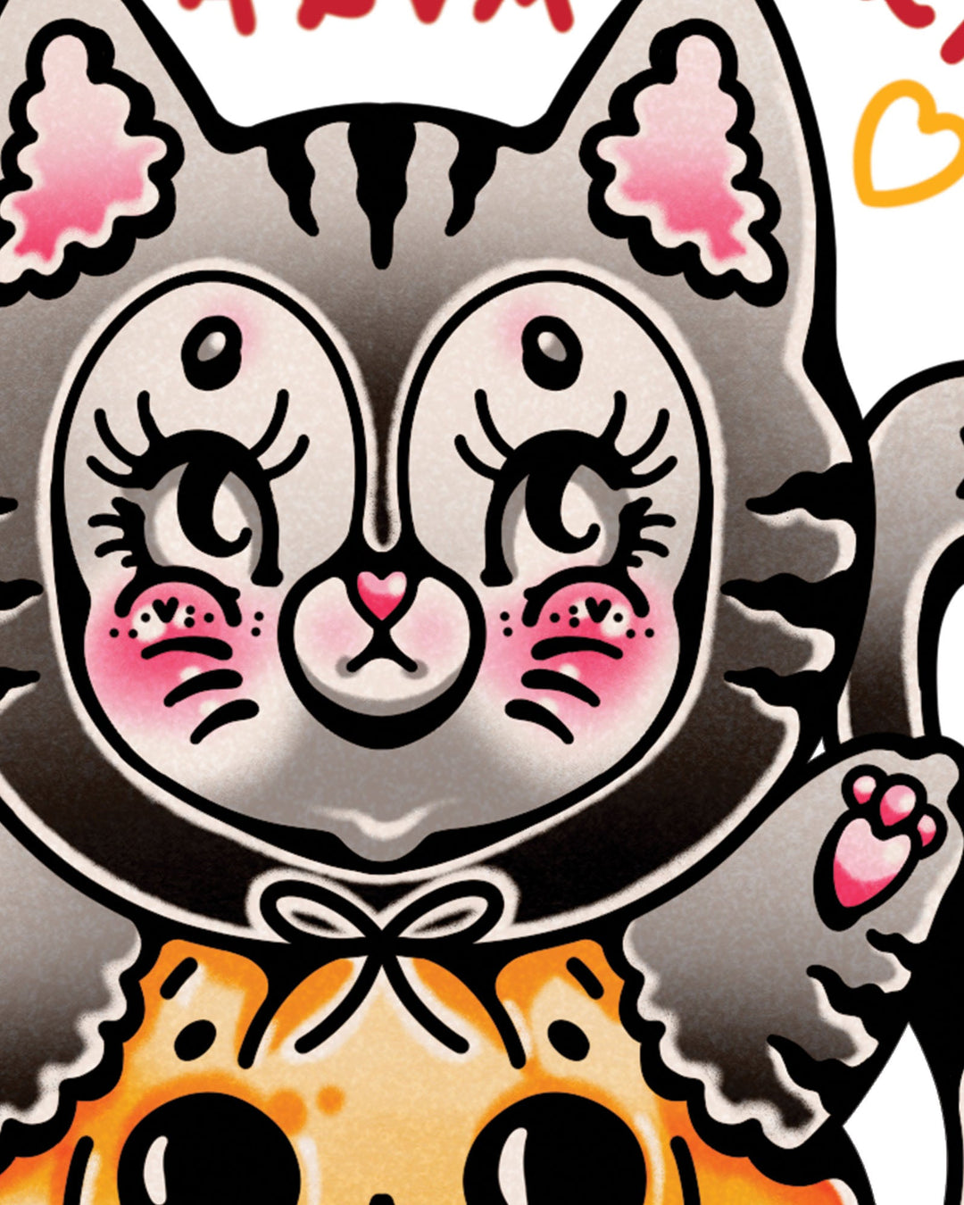 Meow - Lloween 4Eva Print - Ella Mobbs