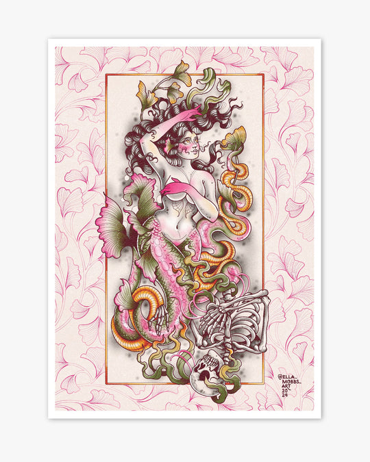 Mermaid Print - Ella Mobbs