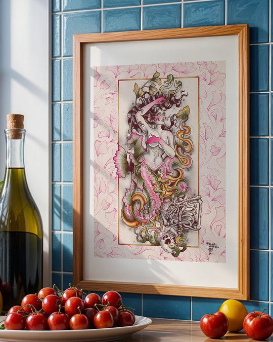 Mermaid Print - Ella Mobbs