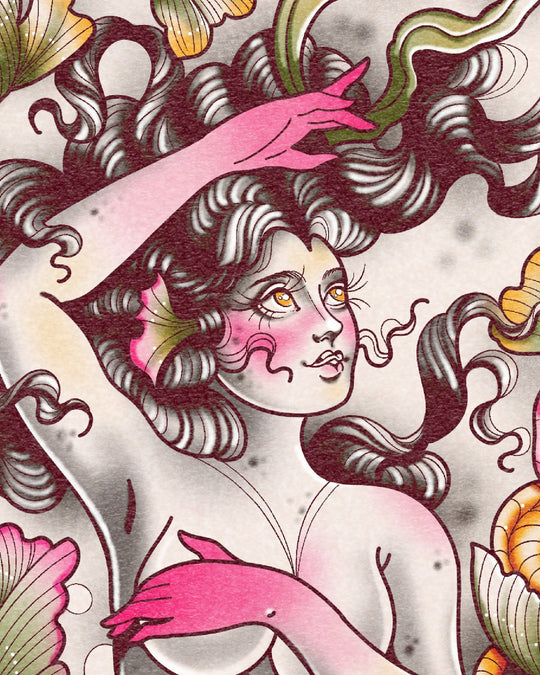 Mermaid Print - Ella Mobbs