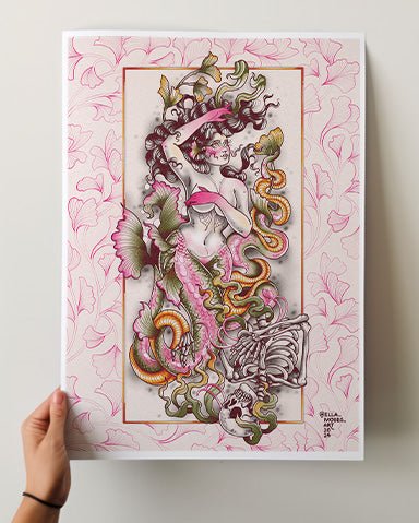 Mermaid Print - Ella Mobbs