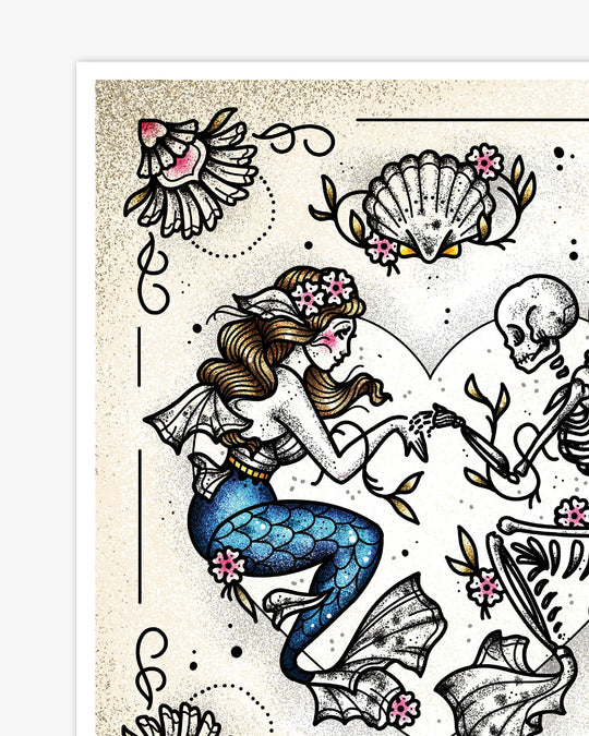 Mermaids Print - Ella Mobbs