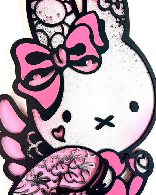 Miffy Angel 35cm/13.8" (Painted Pink 