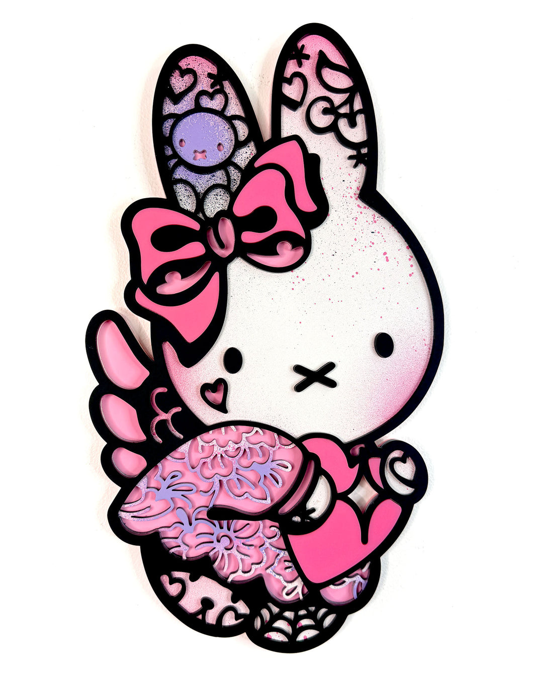 Miffy Angel 35cm/13.8" (Painted Purple 