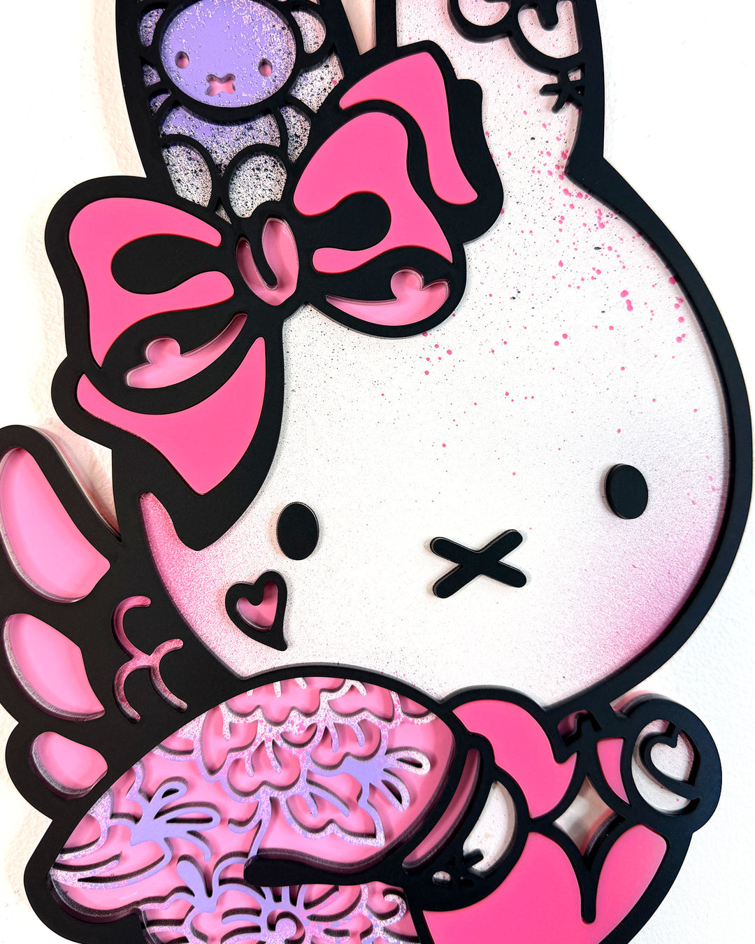 Miffy Angel 35cm/13.8" (Painted Purple 