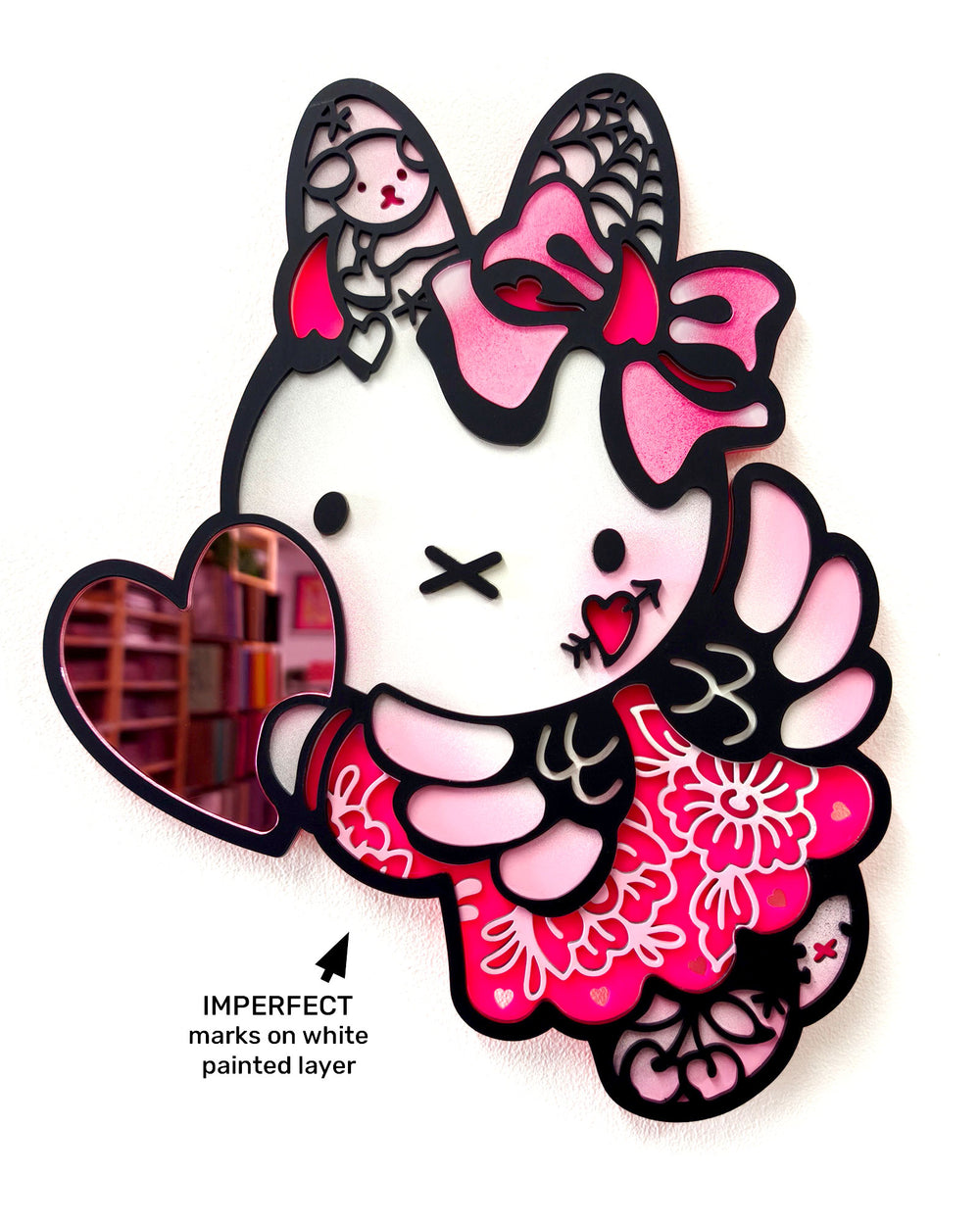 Miffy Devil 35cm/13.8" Painted #1  (Imperfect)