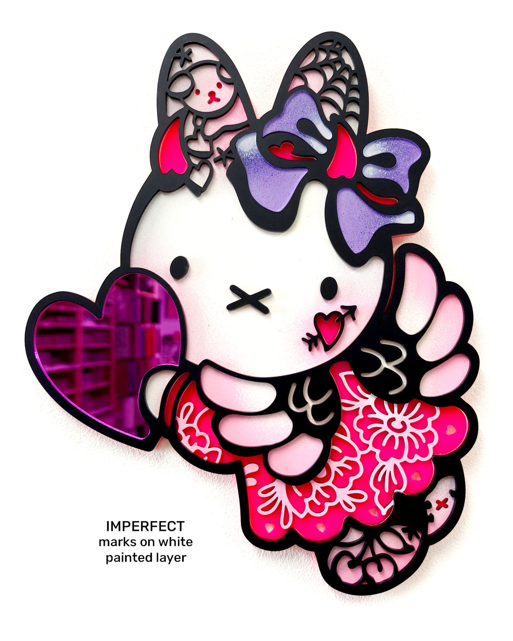 Miffy Devil 35cm/13.8" Painted #2  (Imperfect)