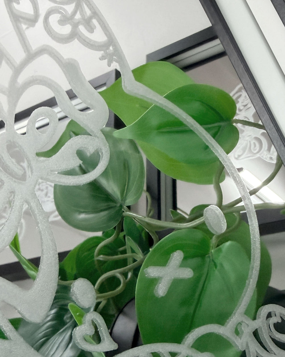 Miffy Angel Engraved Mirror