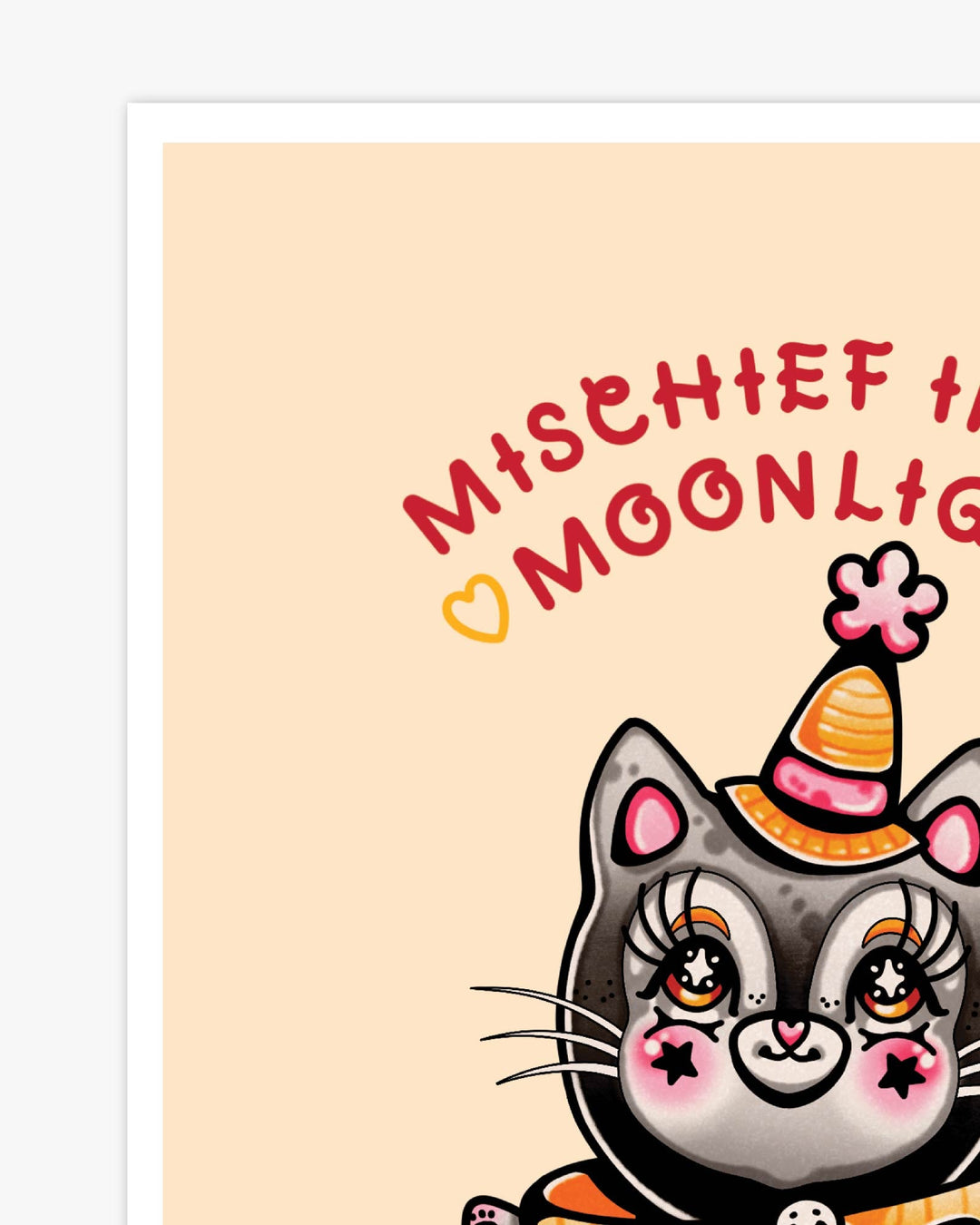 Mischief Cat Print - Ella Mobbs