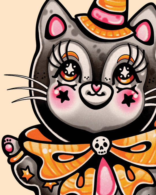 Mischief Cat Print - Ella Mobbs