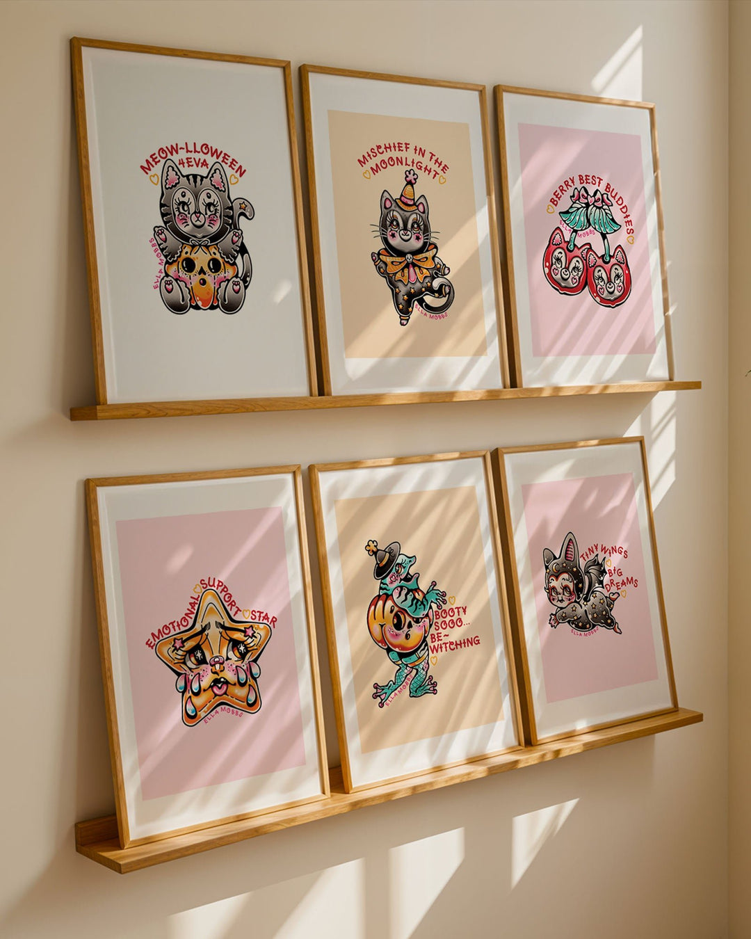 Mischief Cat Print - Ella Mobbs