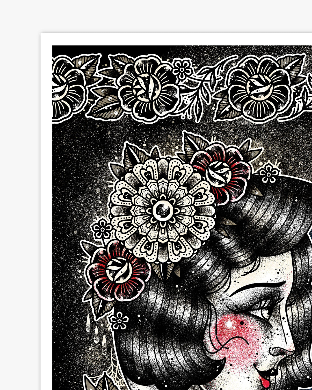 Moon Lady Night Print - Ella Mobbs