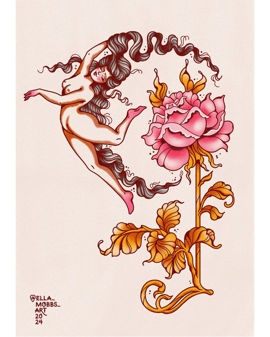 Moon Lady Print - EllaMobbs