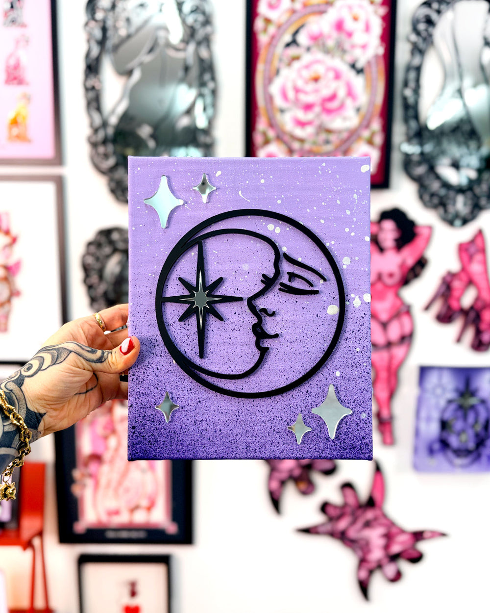 Moon Canvas 25cm/10"