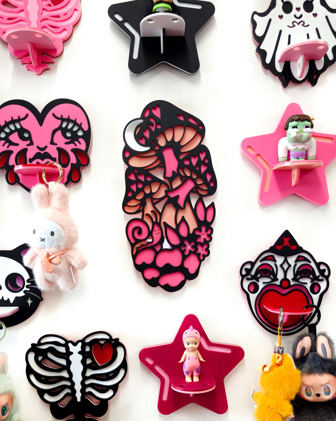 Mushroom Bunch - Wall Hanging - Small