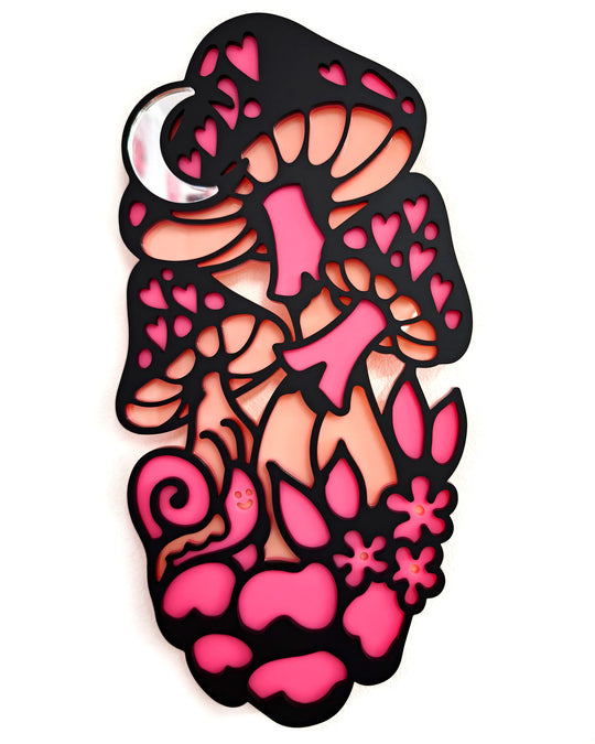 Mushroom Bunch - Wall Hanging - Small