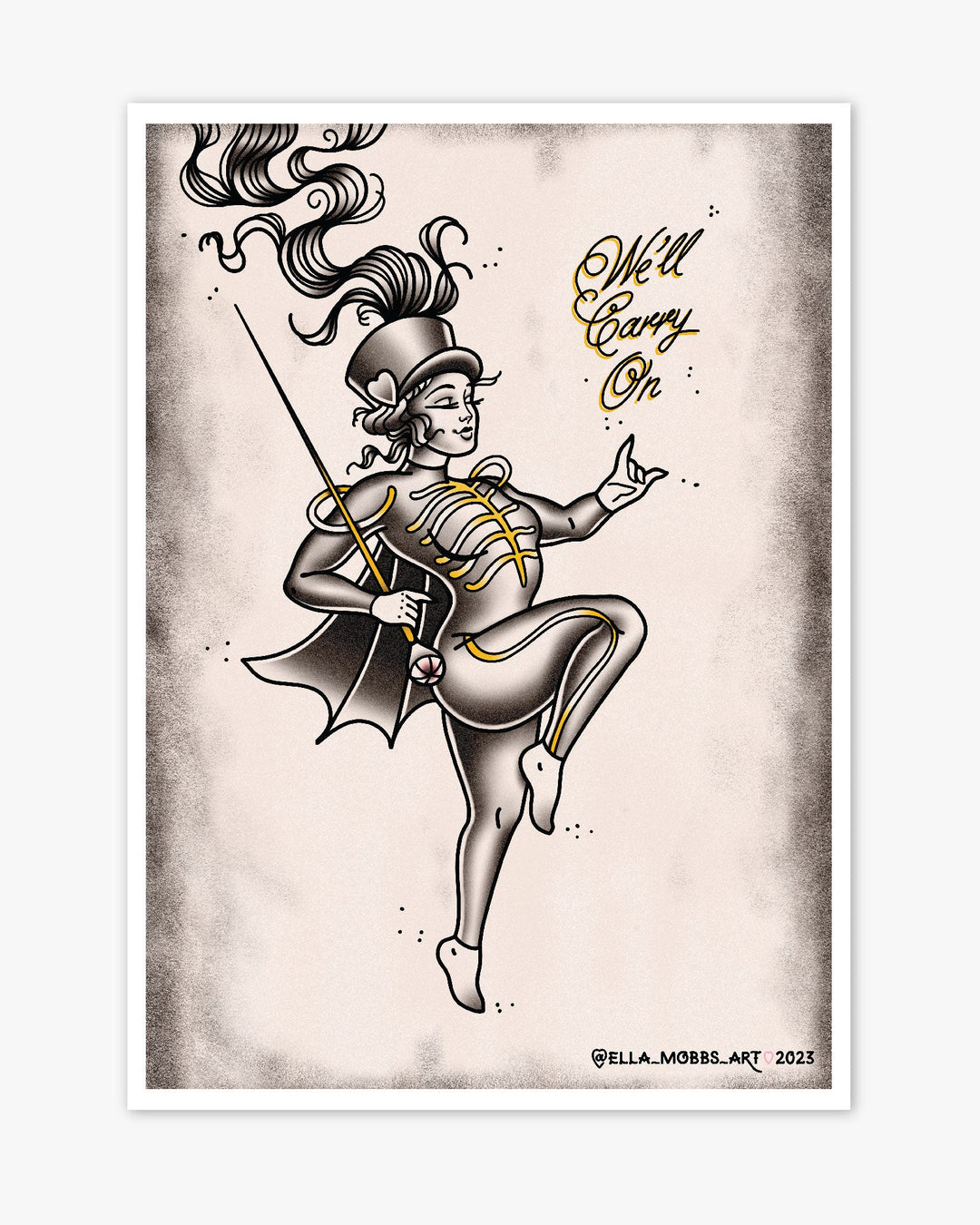 My Chemical Romance Pepe Print - Ella Mobbs