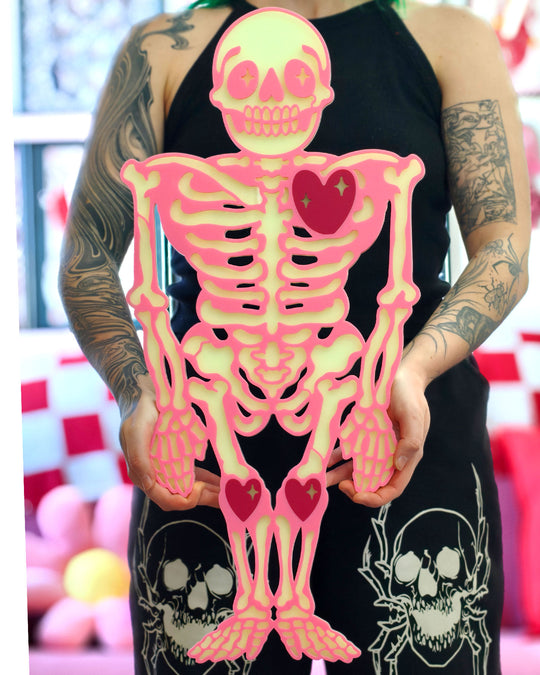 Skeleton Wall Hanging (Glow in Dark)