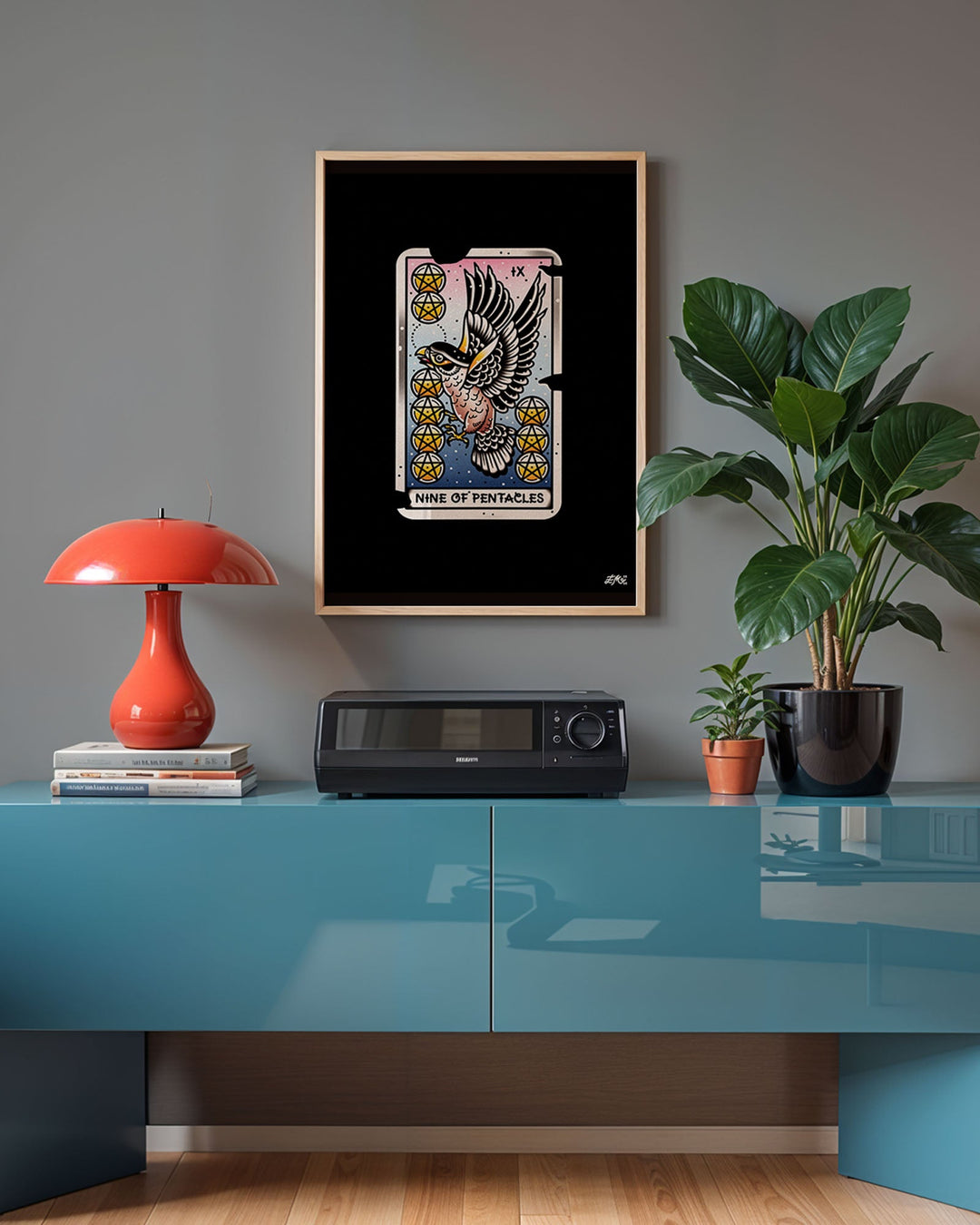 Nine of Pentacles Print - Ella Mobbs