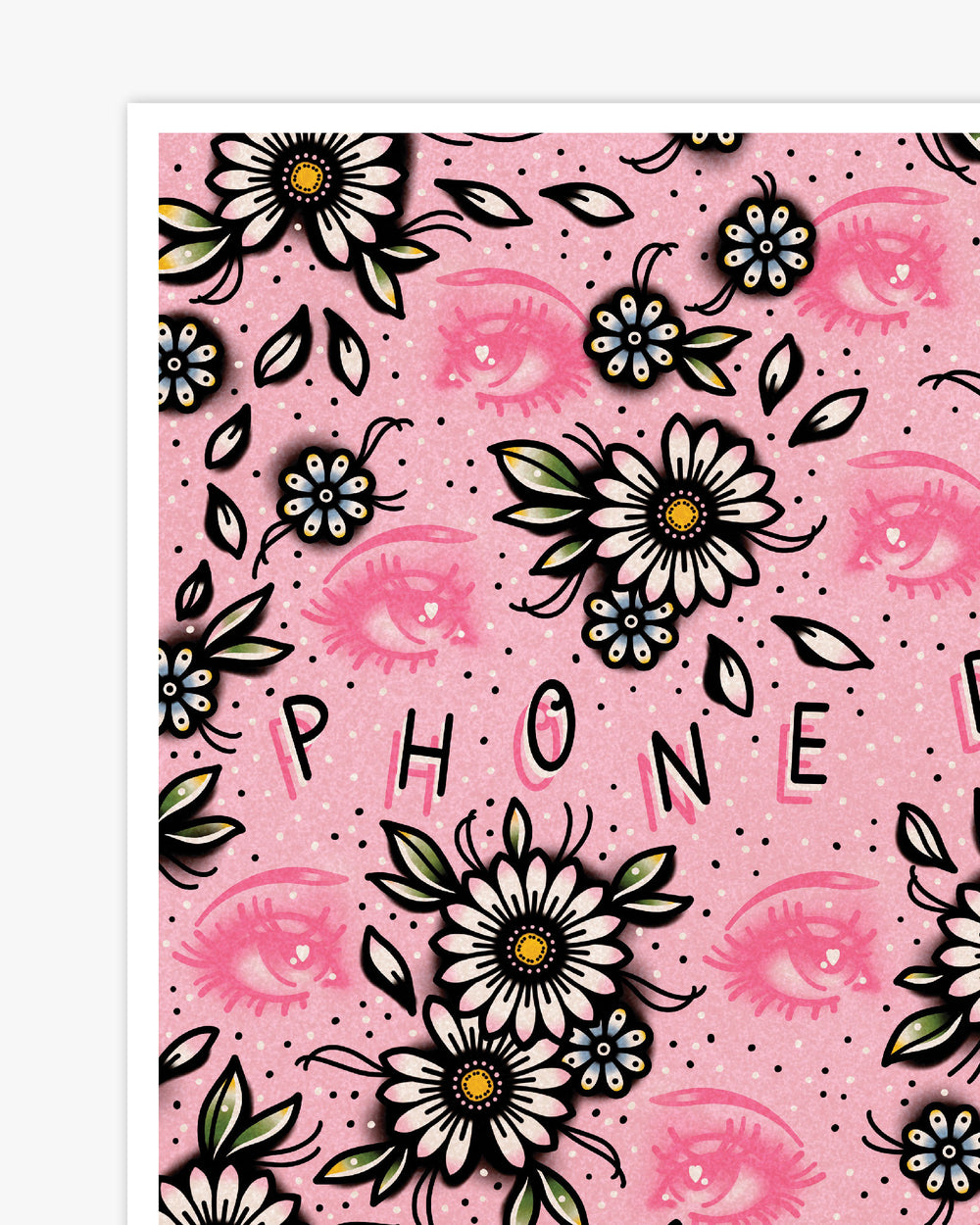 No Phone Daisies Print