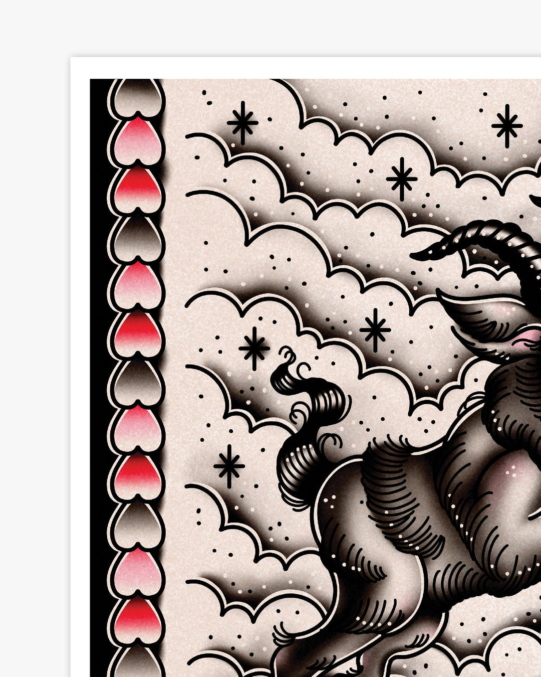 No Regrets Goat Print - Ella Mobbs