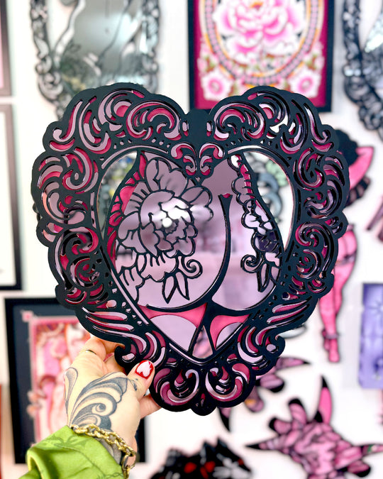 Heart Booty 30cm/11.8" (Pink)