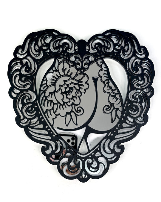 Heart Booty 30cm/11.8" (Silver)