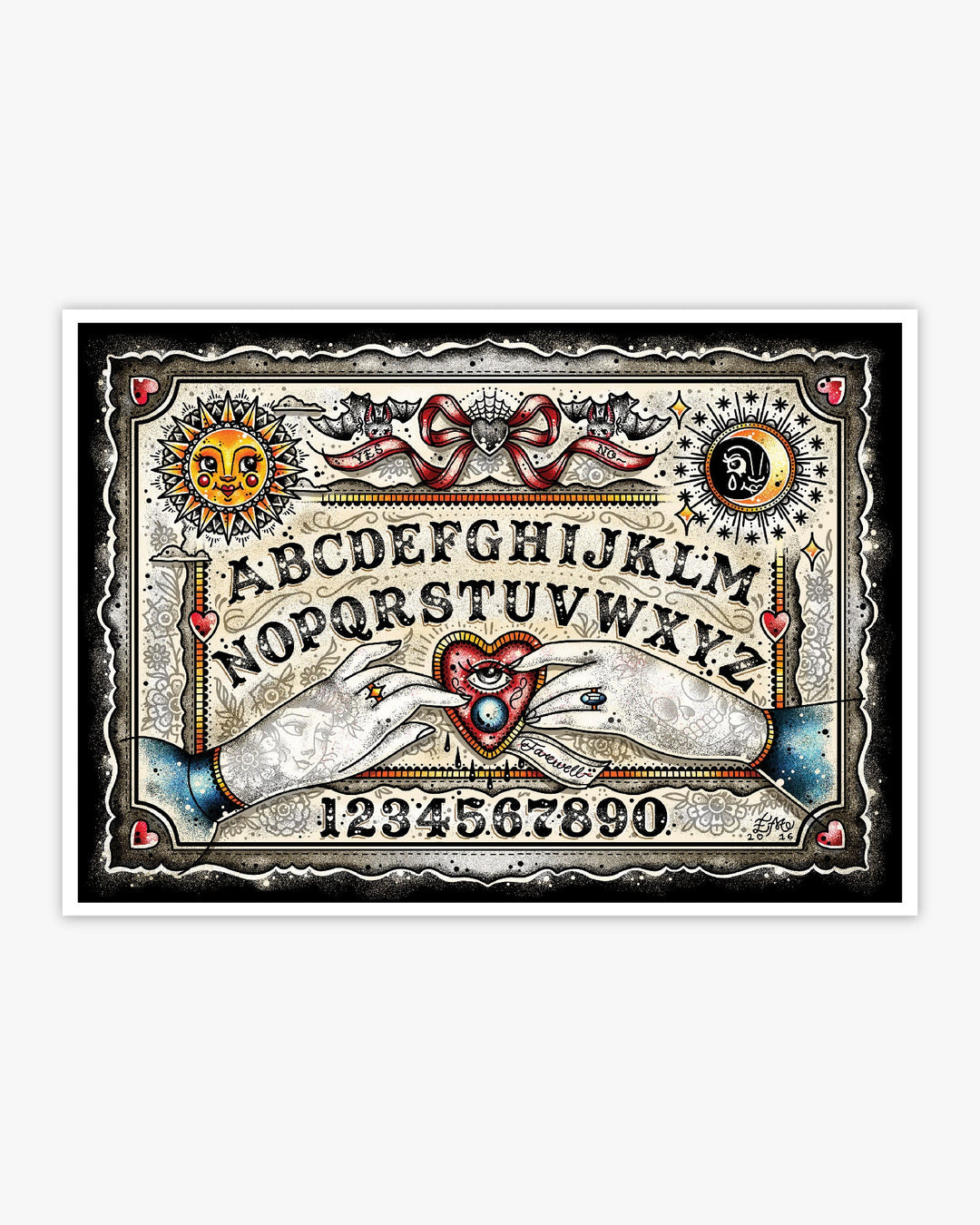 Ouija Board Print - Ella Mobbs