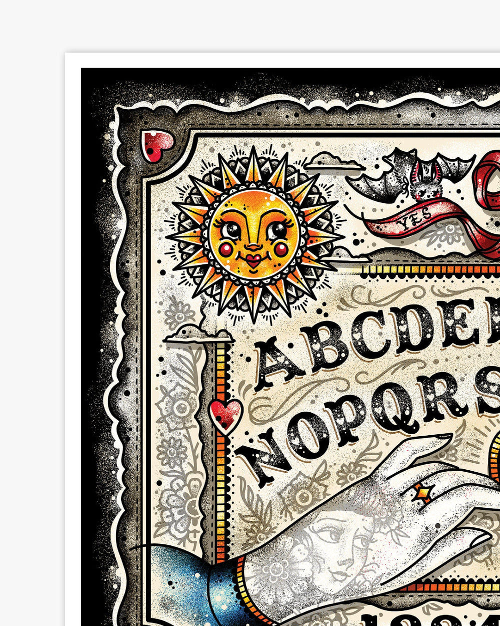 Ouija Board Print - Ella Mobbs