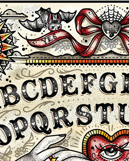 Ouija Board Print - Ella Mobbs