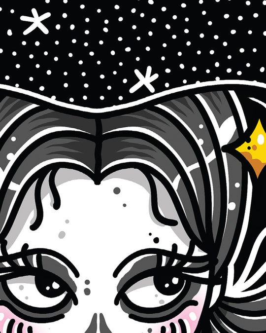 Ouija Planchette Girl Print - Ella Mobbs