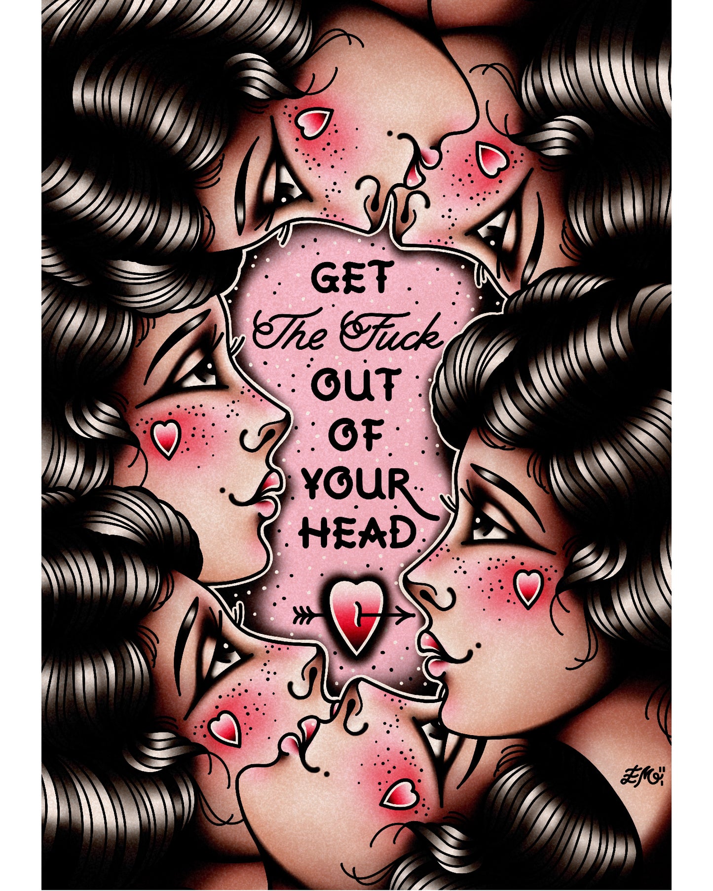 Get Out Art Print