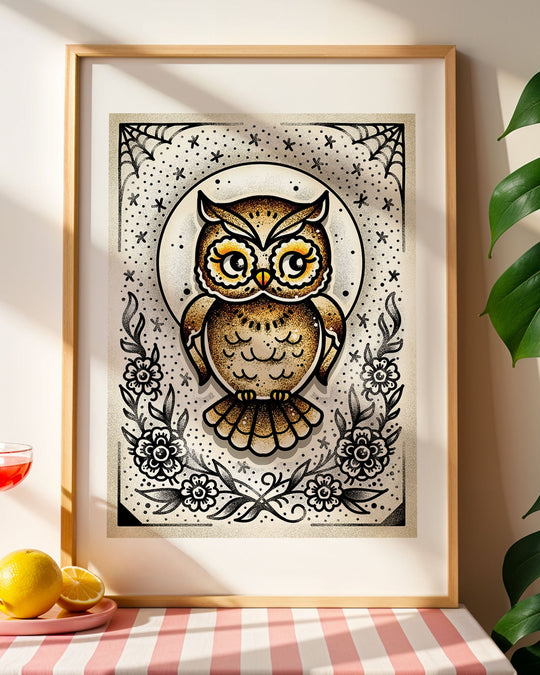 Owl Print - Ella Mobbs