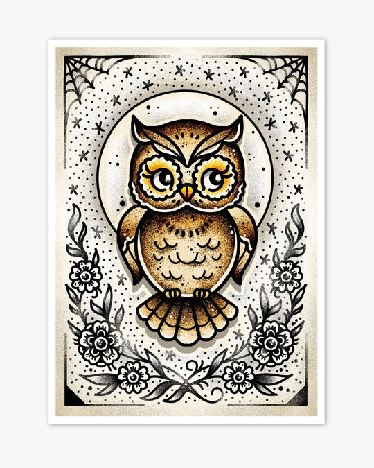 Owl Print - Ella Mobbs