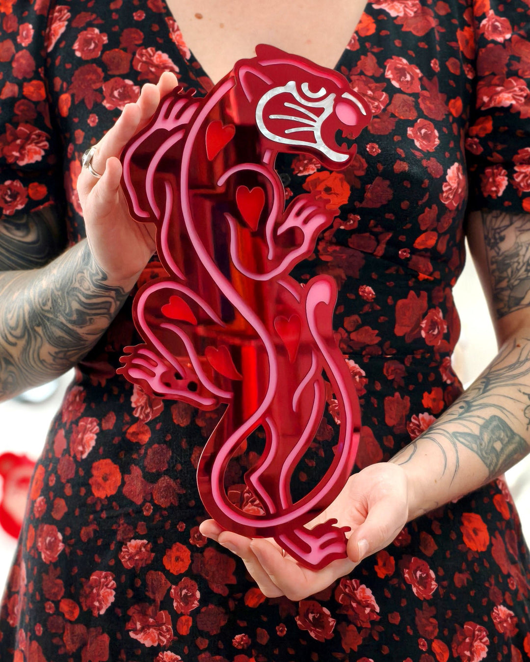 Panther 30cm/11.8" (Red) - Ella Mobbs