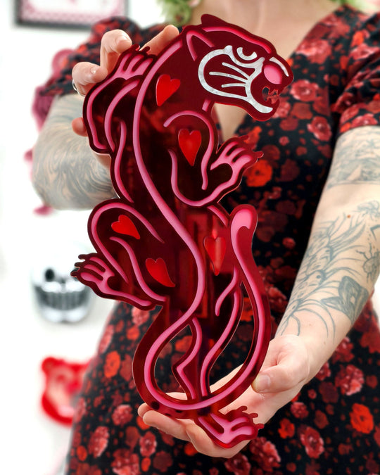 Panther 30cm/11.8" (Red) - Ella Mobbs