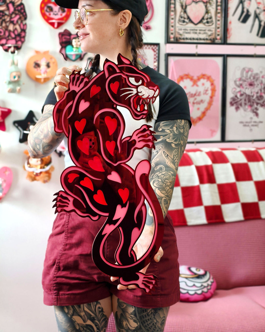 Panther 60cm/23.6" (Red) - Ella Mobbs