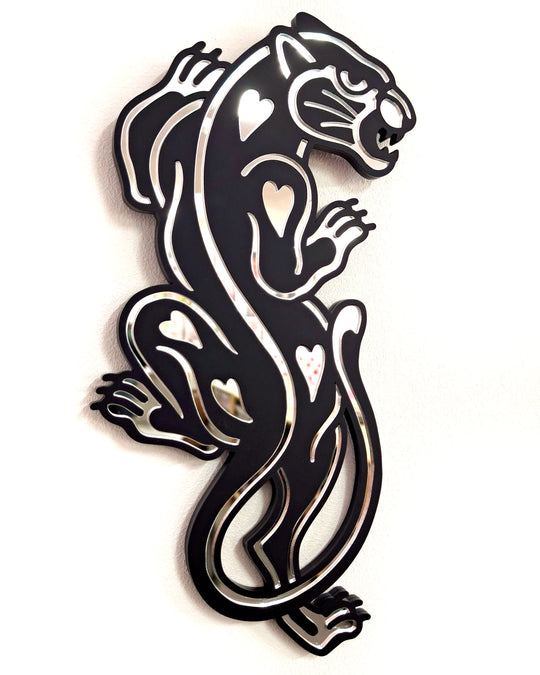 Small Panther Wall Hanging (Black)