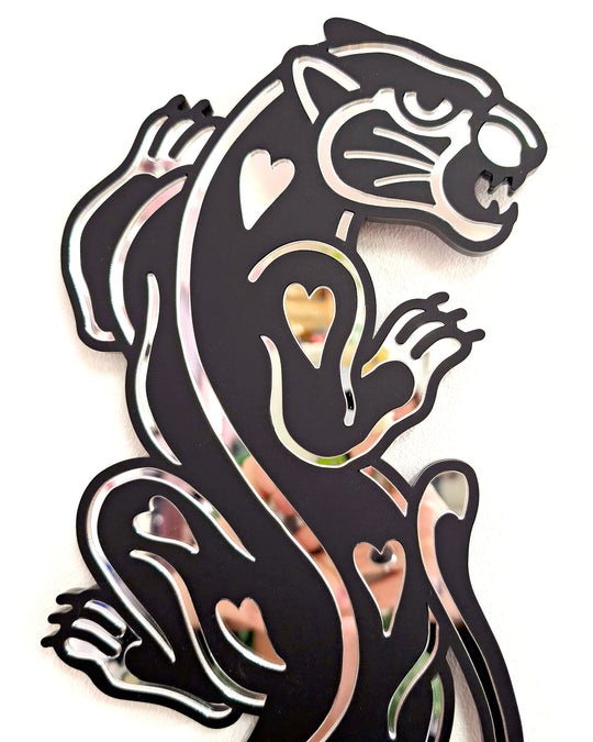 Small Panther Wall Hanging (Black)