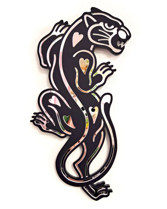 Small Panther Wall Hanging (Black)