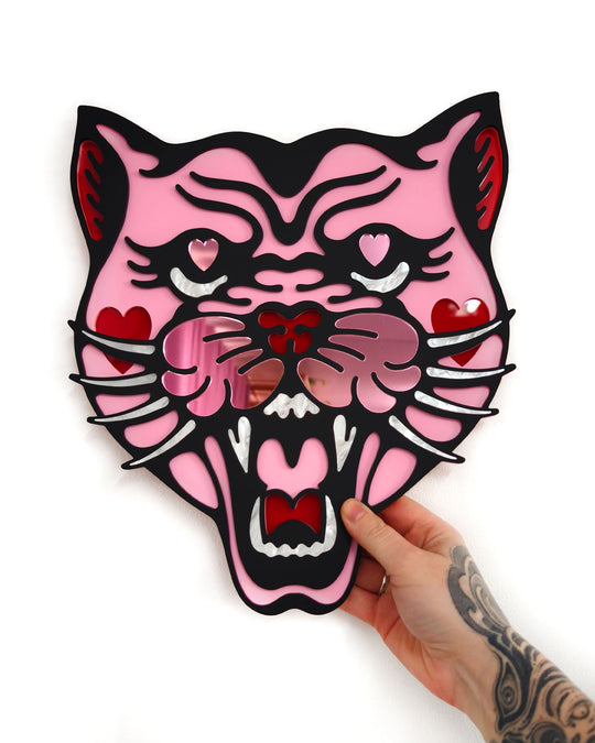 Panther Head Wall Hanging